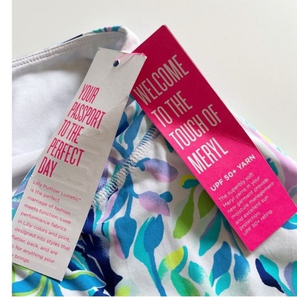 NWT Lilly Pulitzer Aila UPF 50+ Luxletic Skort Shell Beach Print Size XS - Picture 9 of 11